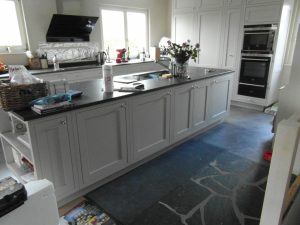Bespoke grey shaker-style kitchen in Essex